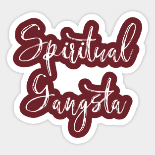 Spiritual Gangsta | Divine Feminine Tee Sticker